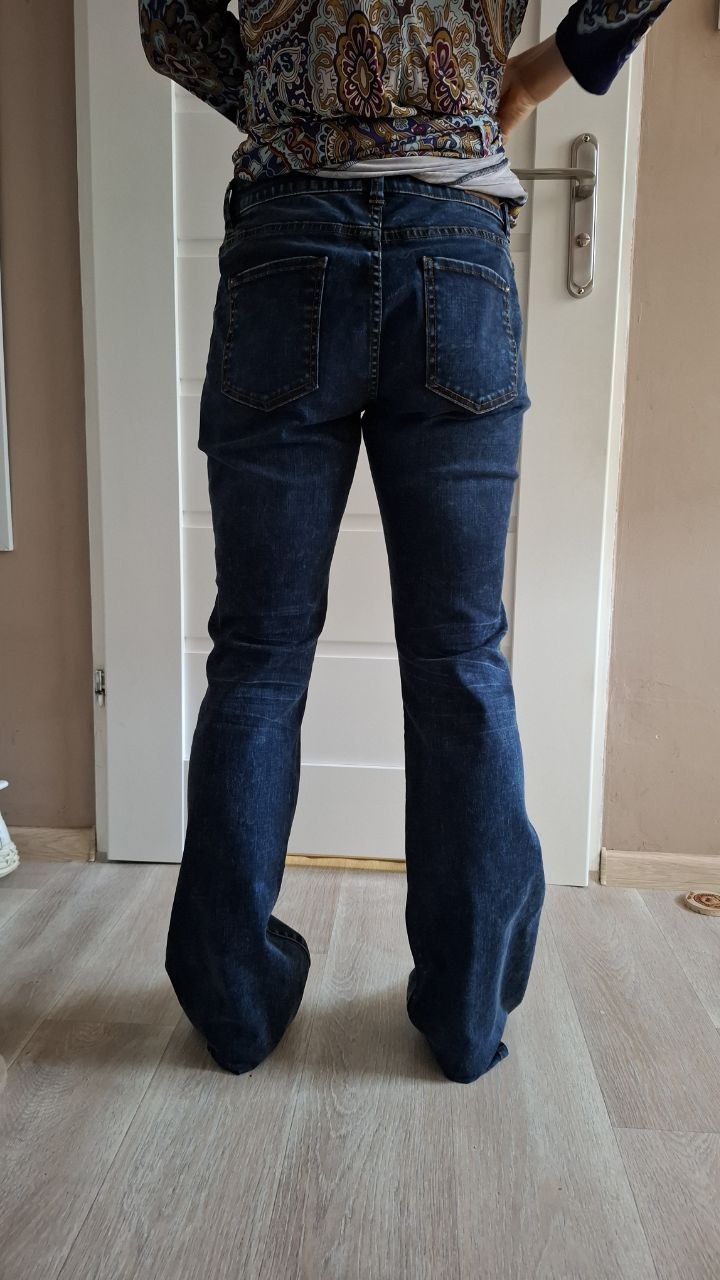 Jeansy spodnie niebieskie