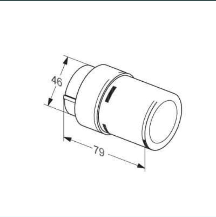 Głowica  zawory kaloryfer firmy Danfoss