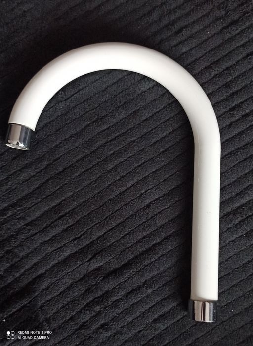 Kran bateria wylewka do baterii zlewozmywakowej biała 3/4 cala