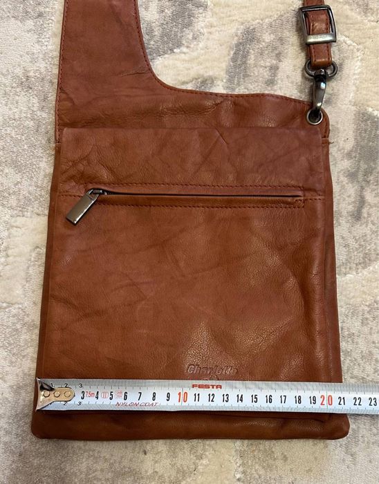 Сумка барсетка шкіряна через плече Charlotte