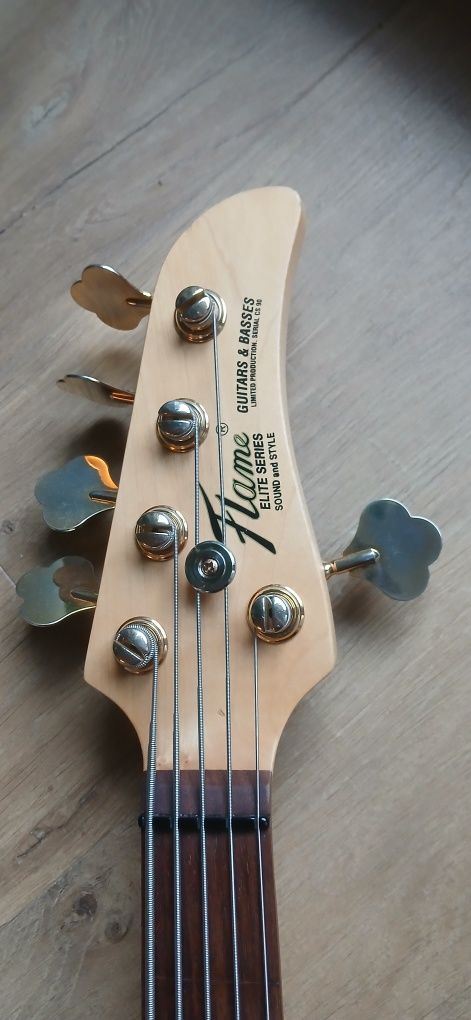 Flame CS 5 elite series bas fretless