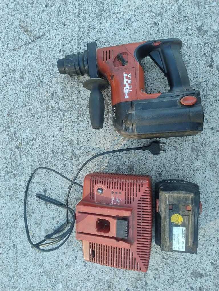 Wiertarka udarowa Hilti TE 6-A Zestaw 2 baterie i ładowarka