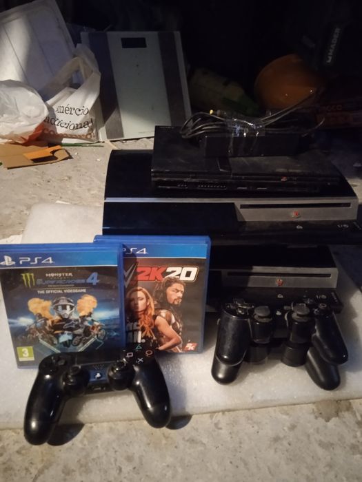 Lote de consolas e acessórios