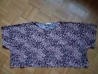Oversize bluzka bluzeczka pantera panterka róż różowa