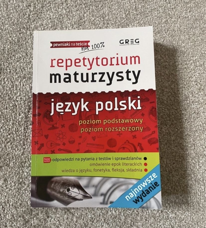 Repetytorium do matury z języka polskiego