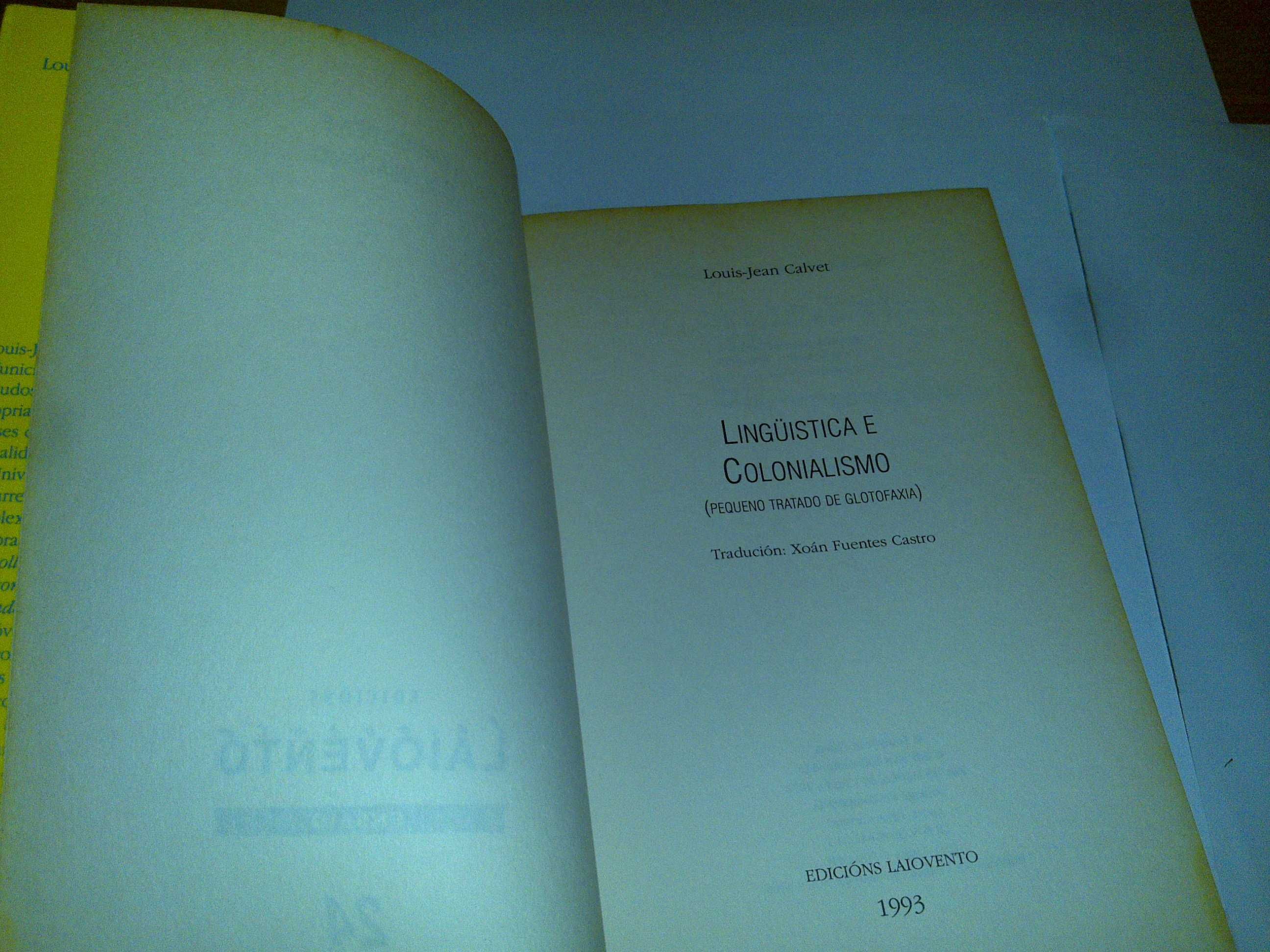 linguística e colonialismo (louis-jean calvet) 1993 livro