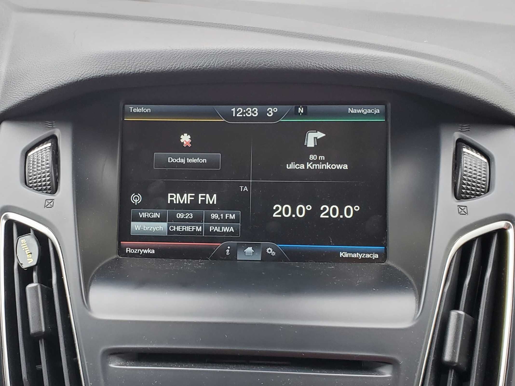 Ford SYNC2 Aktywacja NAWIGACJI Mapa EU F11 Nawigacja WROCŁAW