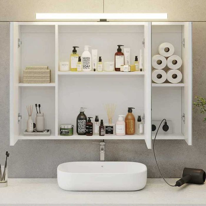 Nowa szafka łazienkowa / regał / półka / LED / 90x60x16CM !N90!