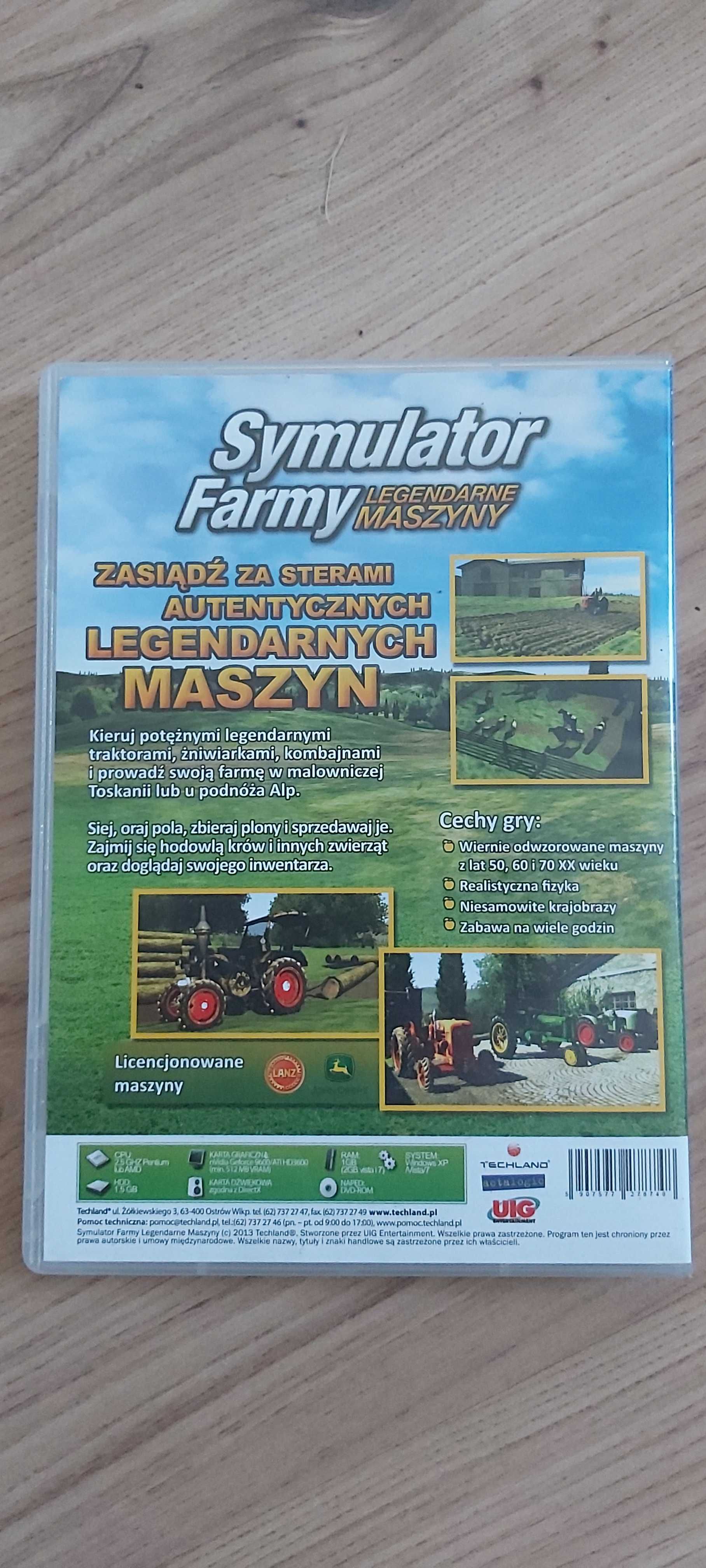 Gra "Symulator farmy legendarne maszyny" na PC