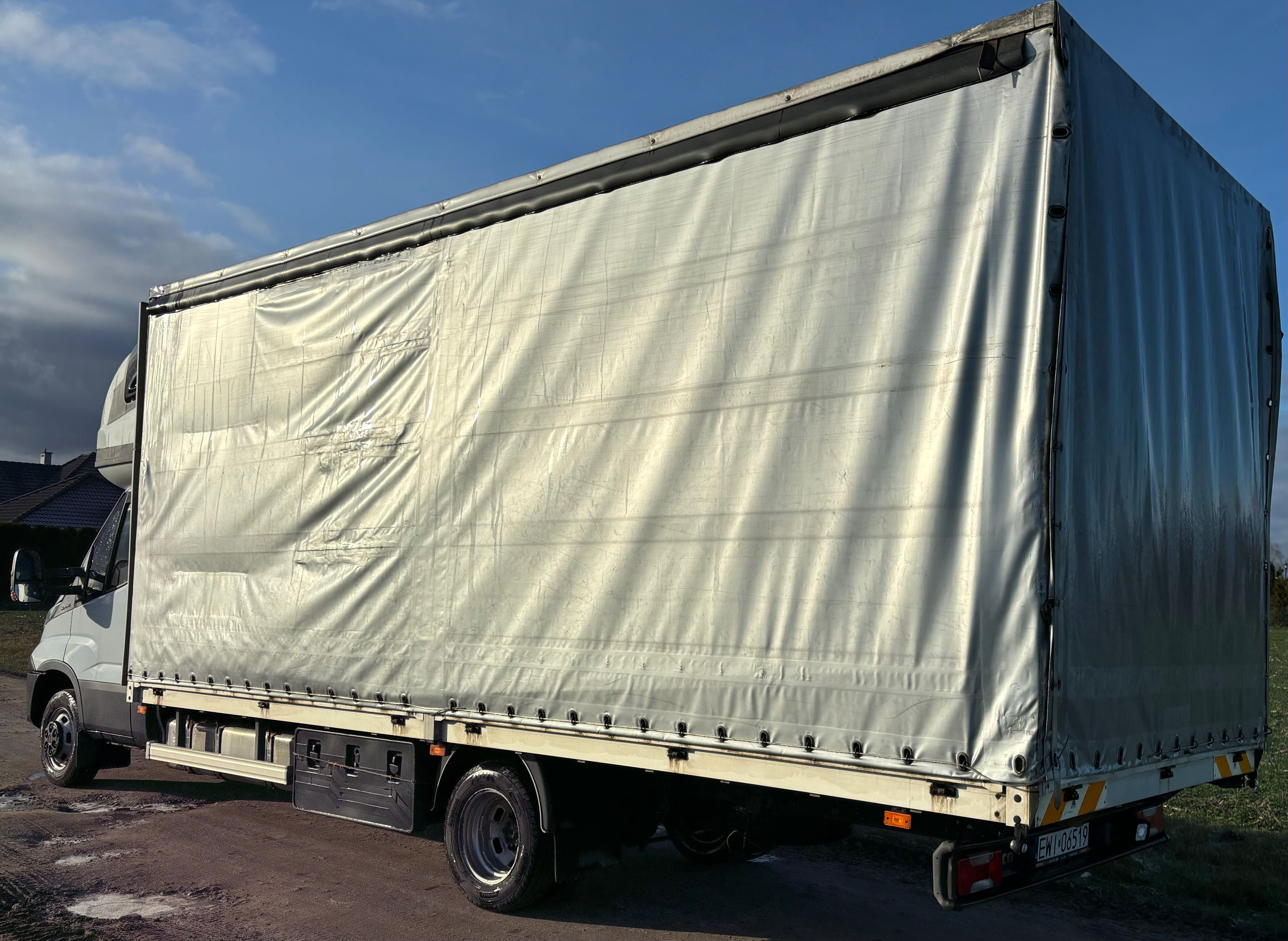Iveco Daily 50c18 plandeka firanka międzynarodowa
