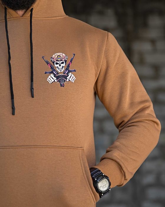 Тактичне чоловіче худі “Не сси! Вивезу!” на флісі койот Без передоплат