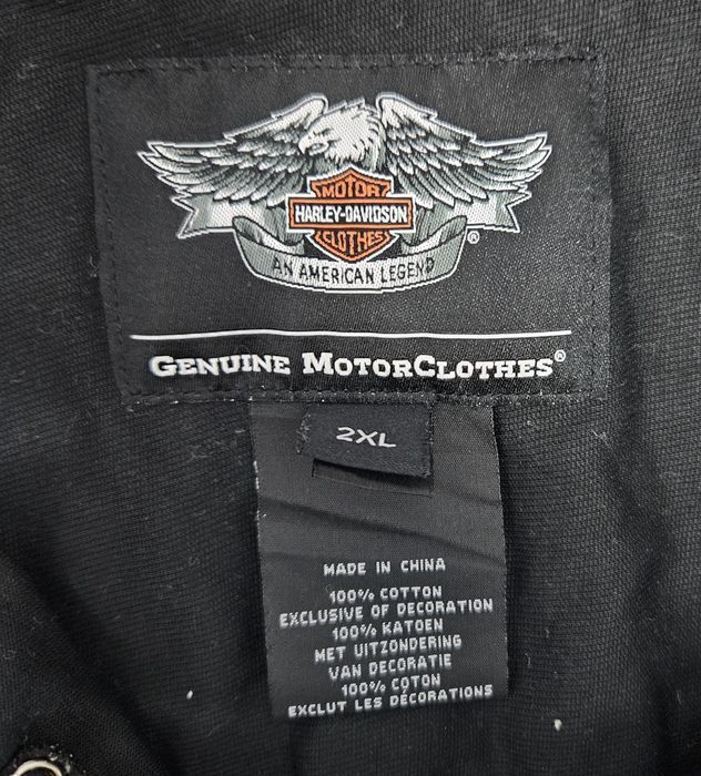 Koszula Męska Krótki Rękaw Harley Davidson Rozmiar 44/2Xl