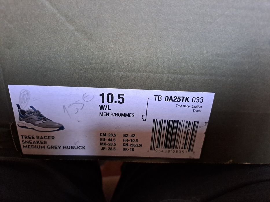 Ténis Timberland novos - Tree racer sneaker - tamanho 44,5