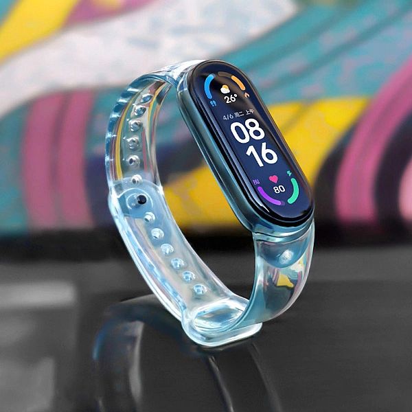 Silikonowa opaska zmieniająca kolor do Xiaomi Mi Band 4 / Mi Band 3 ni