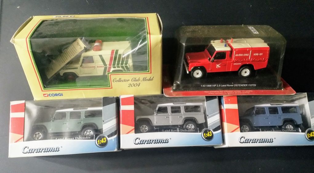 Miniaturas Land Rover Defender