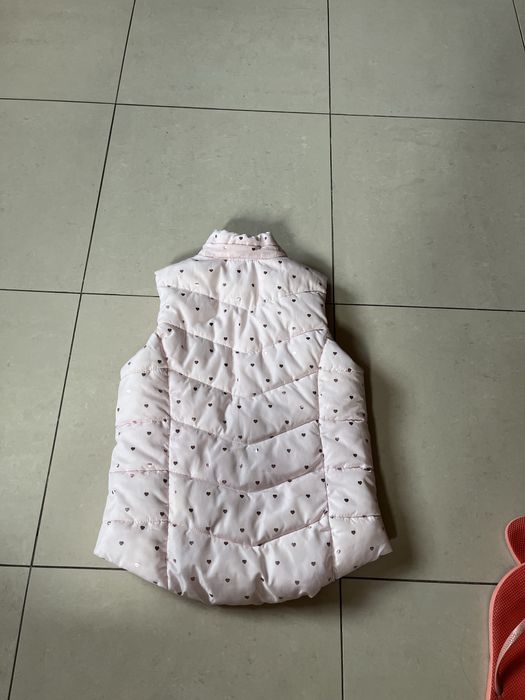 Kamizelka H&M 134/140, 8-10 lat w pudrowym różu