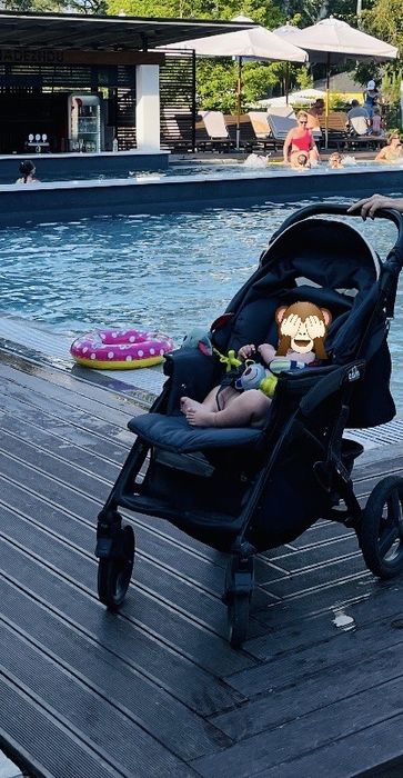 Детская коляска 3 в 1 Cam Dinamico Up Smart на черной раме