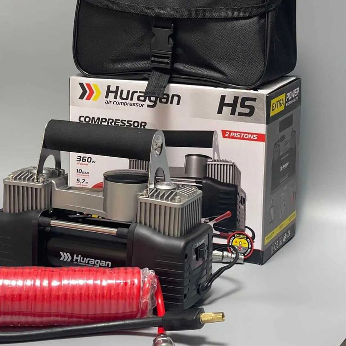 Двопоршневий компресор для автомобіля STORM FT 80 л/хв 10 Атмосфер