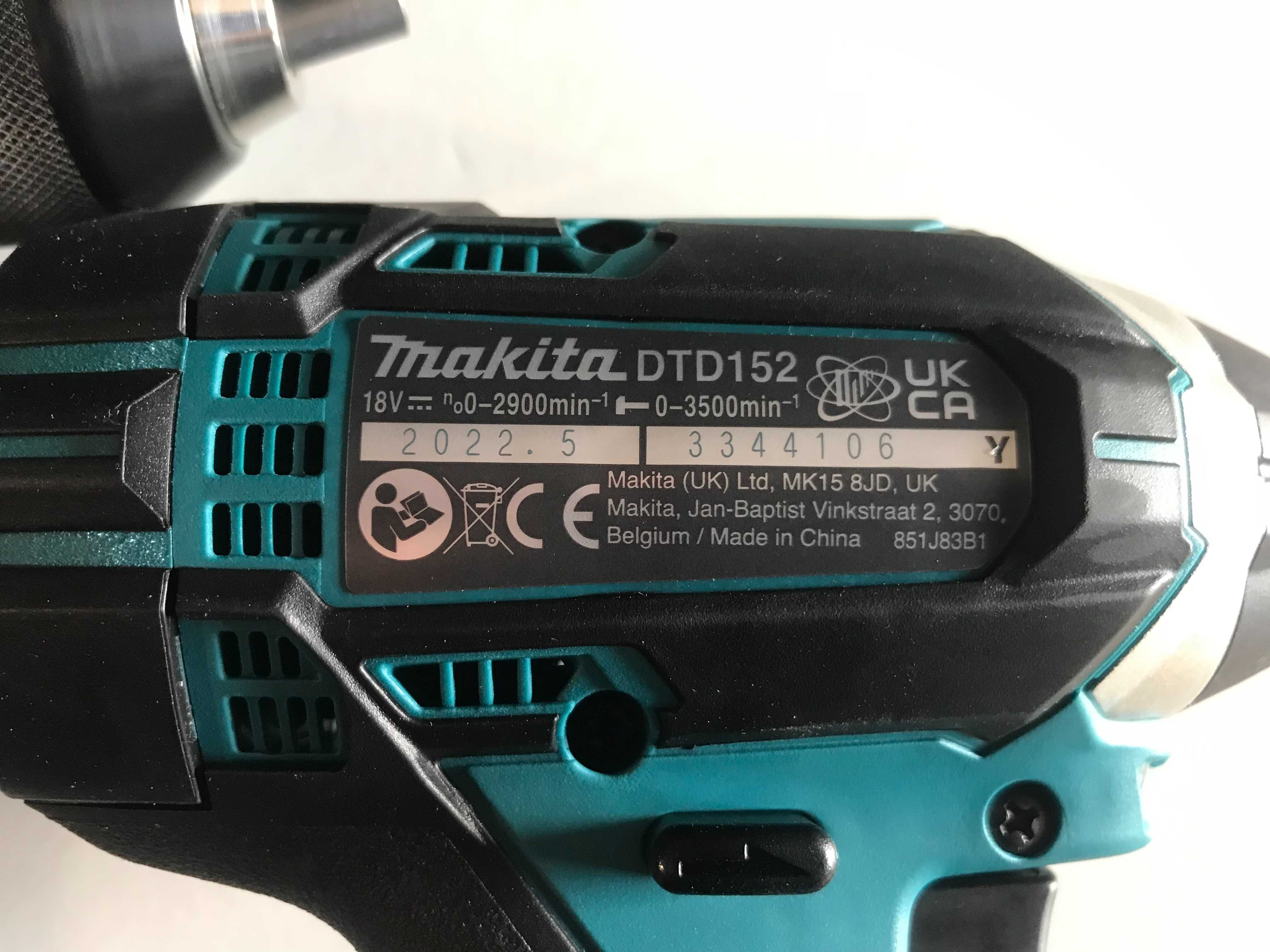 Шуруповерт Makita DHP458 + ударний гайковерт DTD152 з Англії