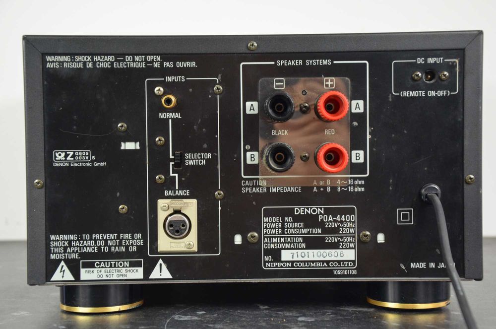 Końcówka Mocy 1 MONOBLOK DENON POA-4400 okazja