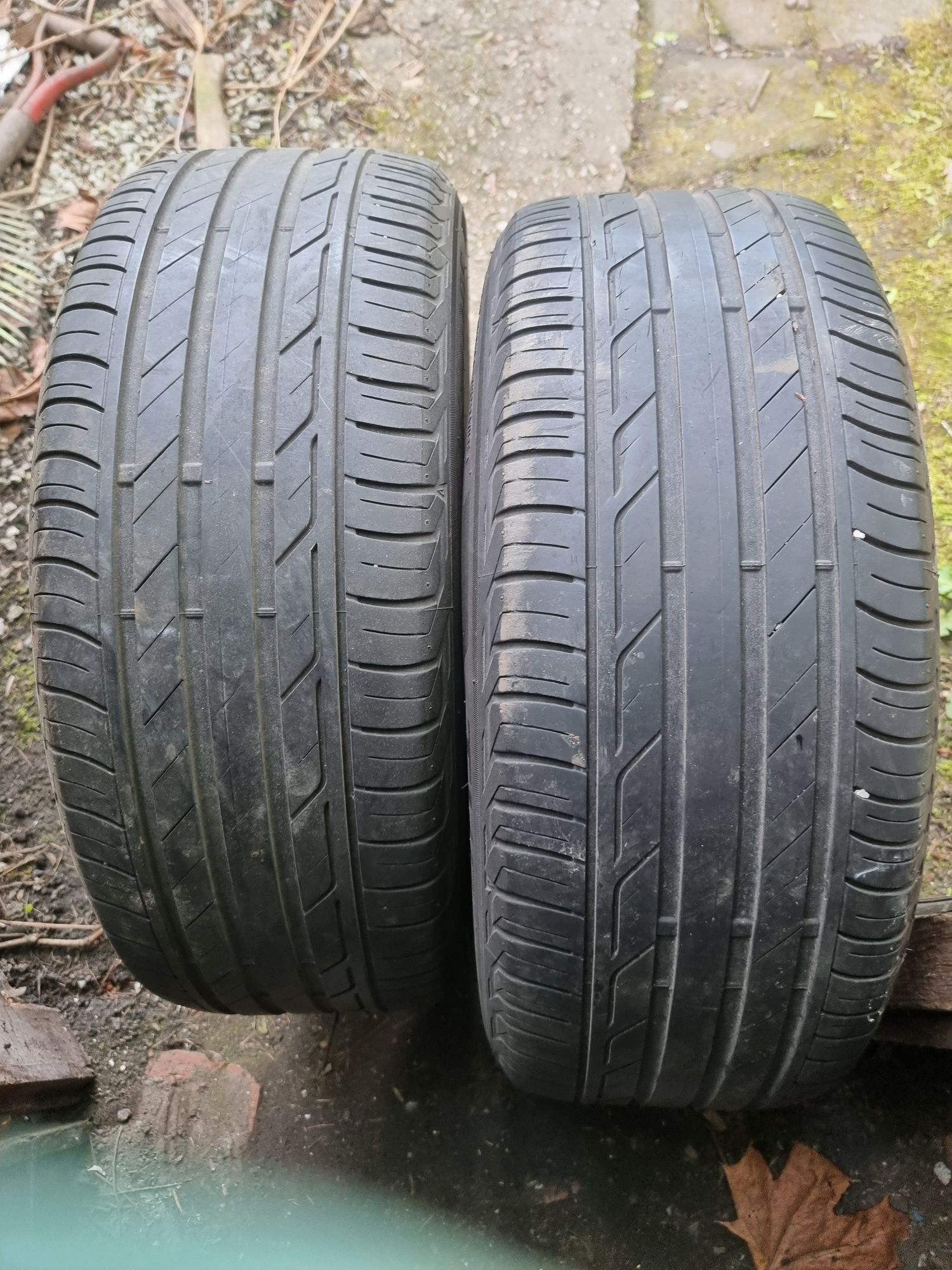 Dwie opony letnie 225/55r17 Bridgestone Turanza 2016rok CENA ZA DWIE