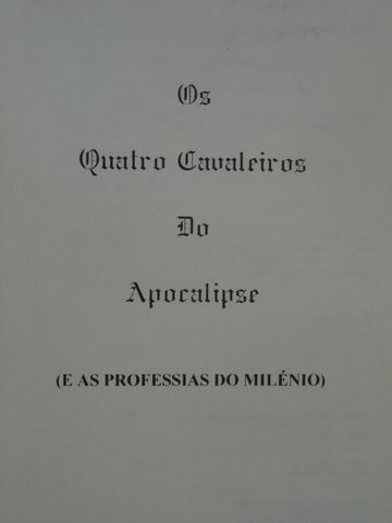 Os Quatro Cavaleiros do Apocalipse de Moshé Castiel