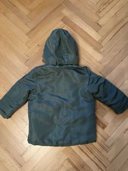 Kurtka zimowa khaki rozmiar 110