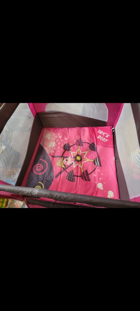 Łóżeczko, kojec turystyczny dla dziecka baby design