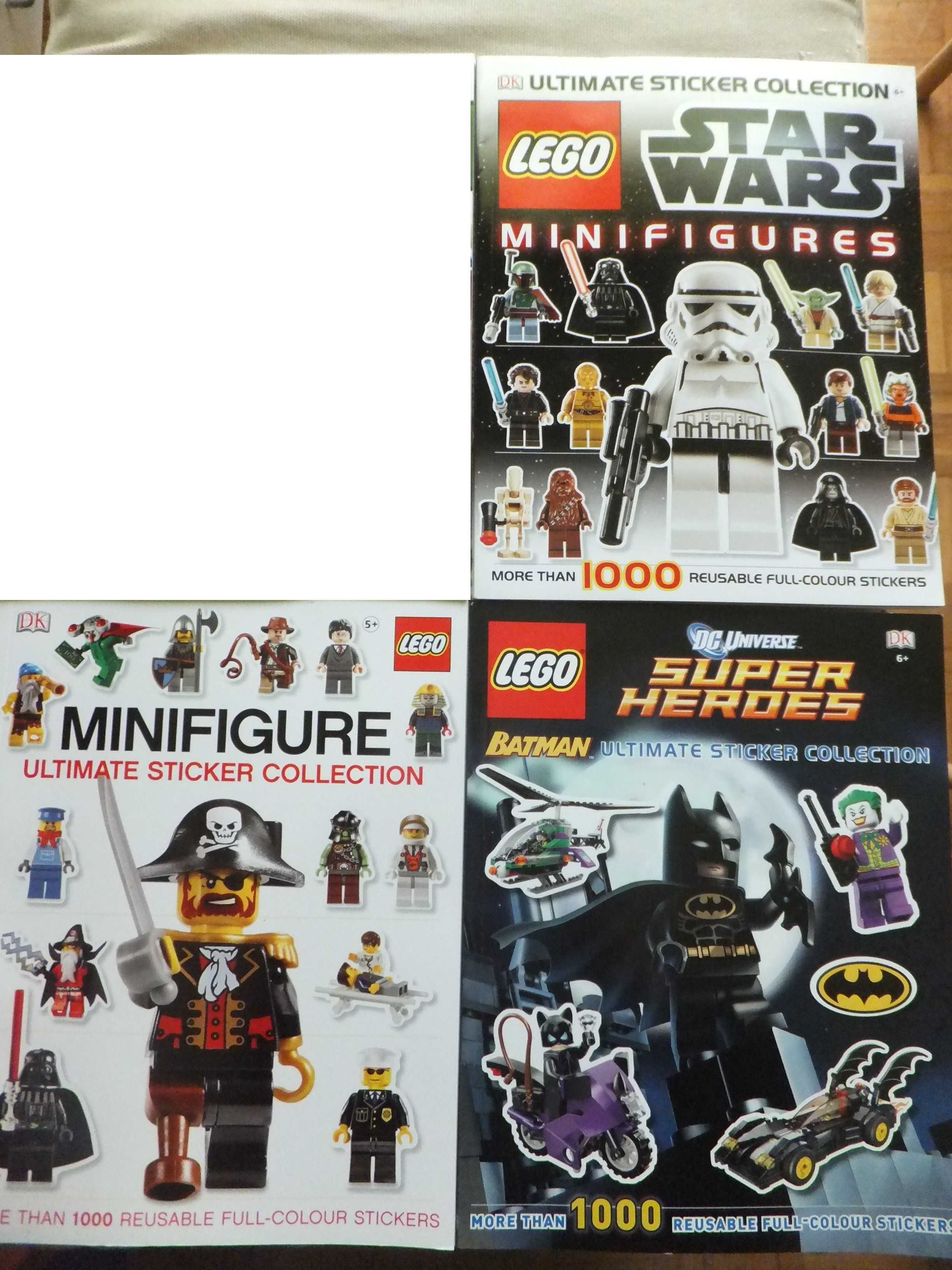 3 Livros Lego Ultimate Sticker Collection - Star Wars - Batman