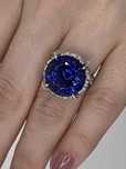 Коктельное кольцо Танзанит 15,96 ct./Бриллианты2,48 ct.