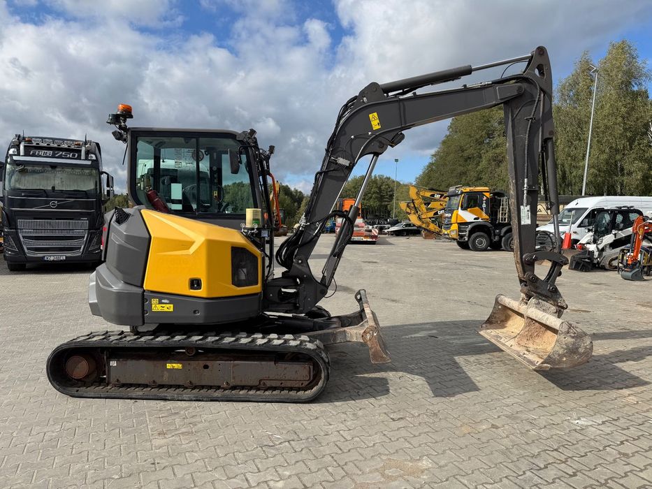 Volvo ECR58F / ECR50F / ECR50D / EC55E  Centralne Smarowanie Klimatyzacja szybkozłącze hyd. 3 łyżki