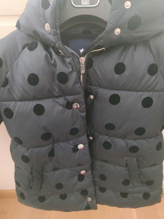 Blusão acolchoado - marinho jacadi - menina 6anos