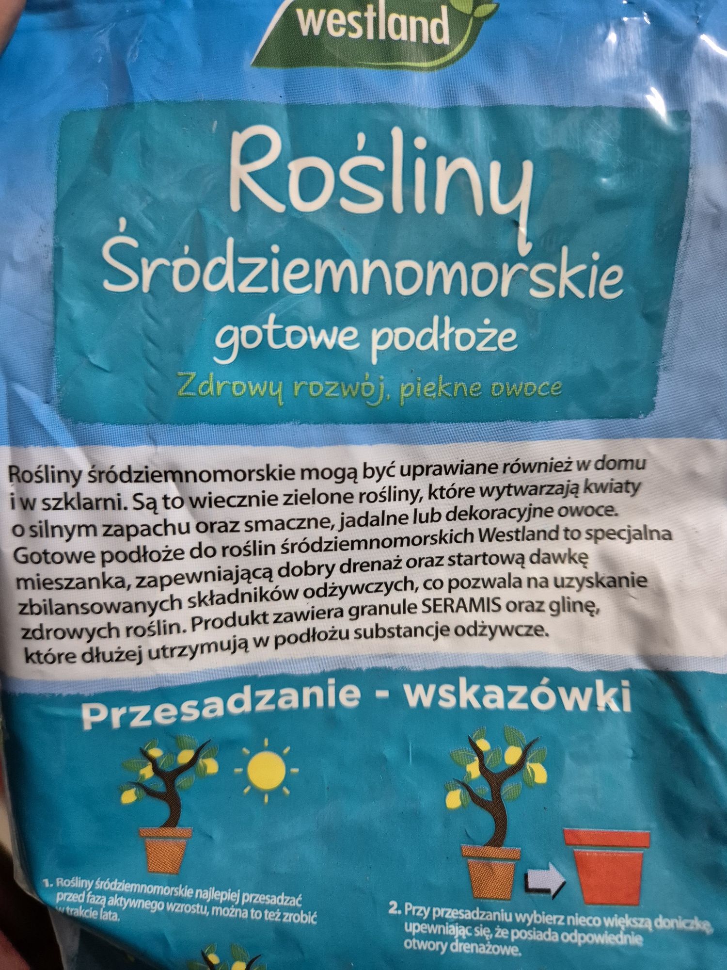 Ziemia do roślin śródziemnomorskich 8l Podłoże