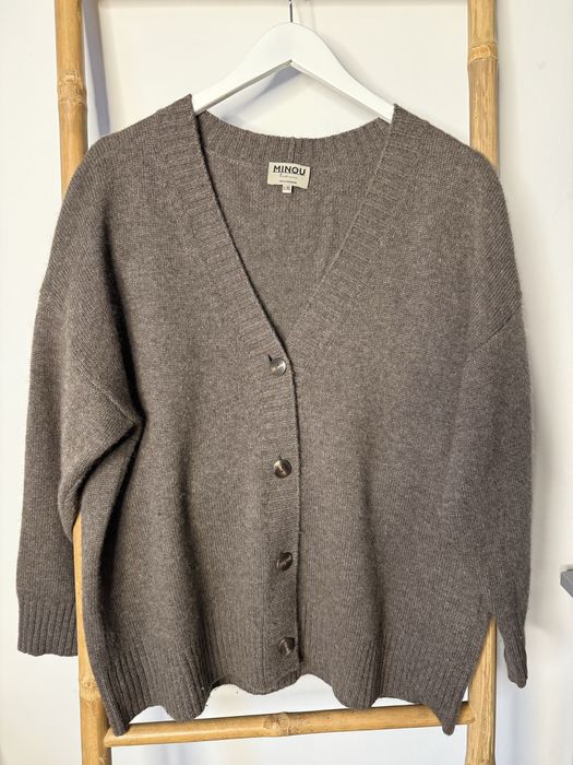 Kardigan 100% Kaszmir MINOU CASHMERE r. L/XL