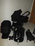 Cybex balios s lux  Deep black 3w1 +baza  Cybex Tapicerki swietny stan