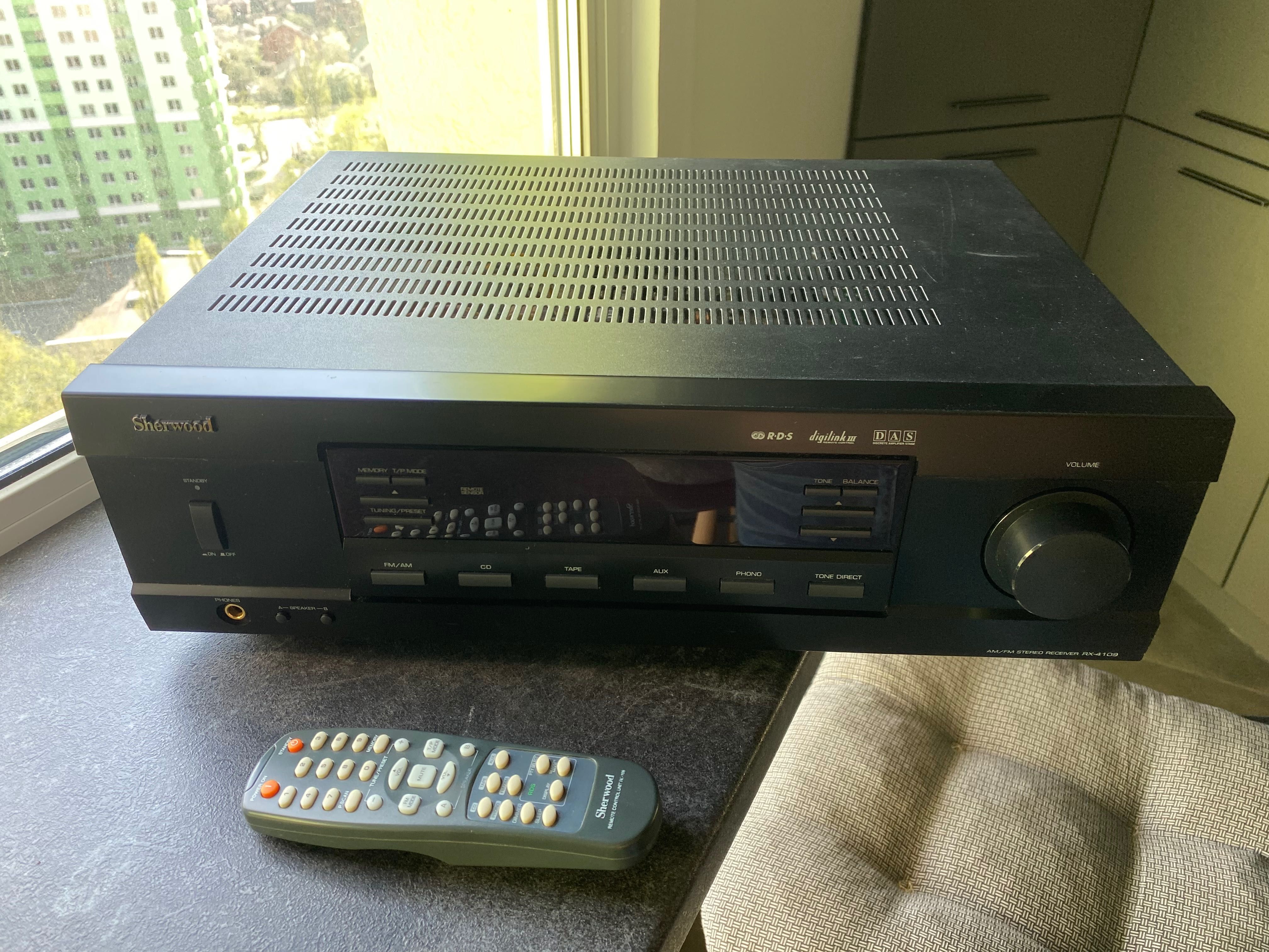 Звукоусилитель Sherwood stereo receiver rx-4109