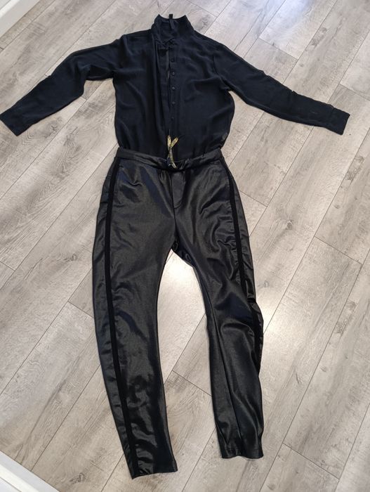 Kombinezon czarny 38M elegancki damski