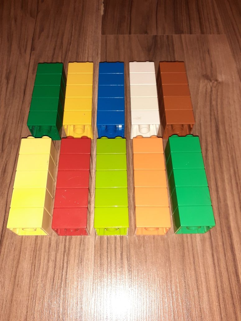 Klocki Lego Duplo 2x2 - 50 sztuk