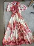 Sukienka print floral boho jak self portrait