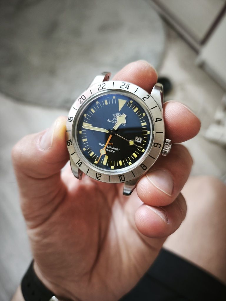Zegarek męski Addiesdive AD2036 GMT Ronda