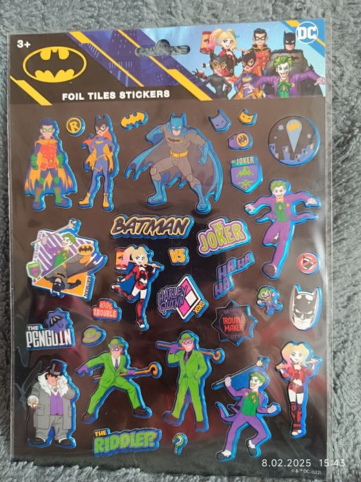 Naklejki Batman nowe