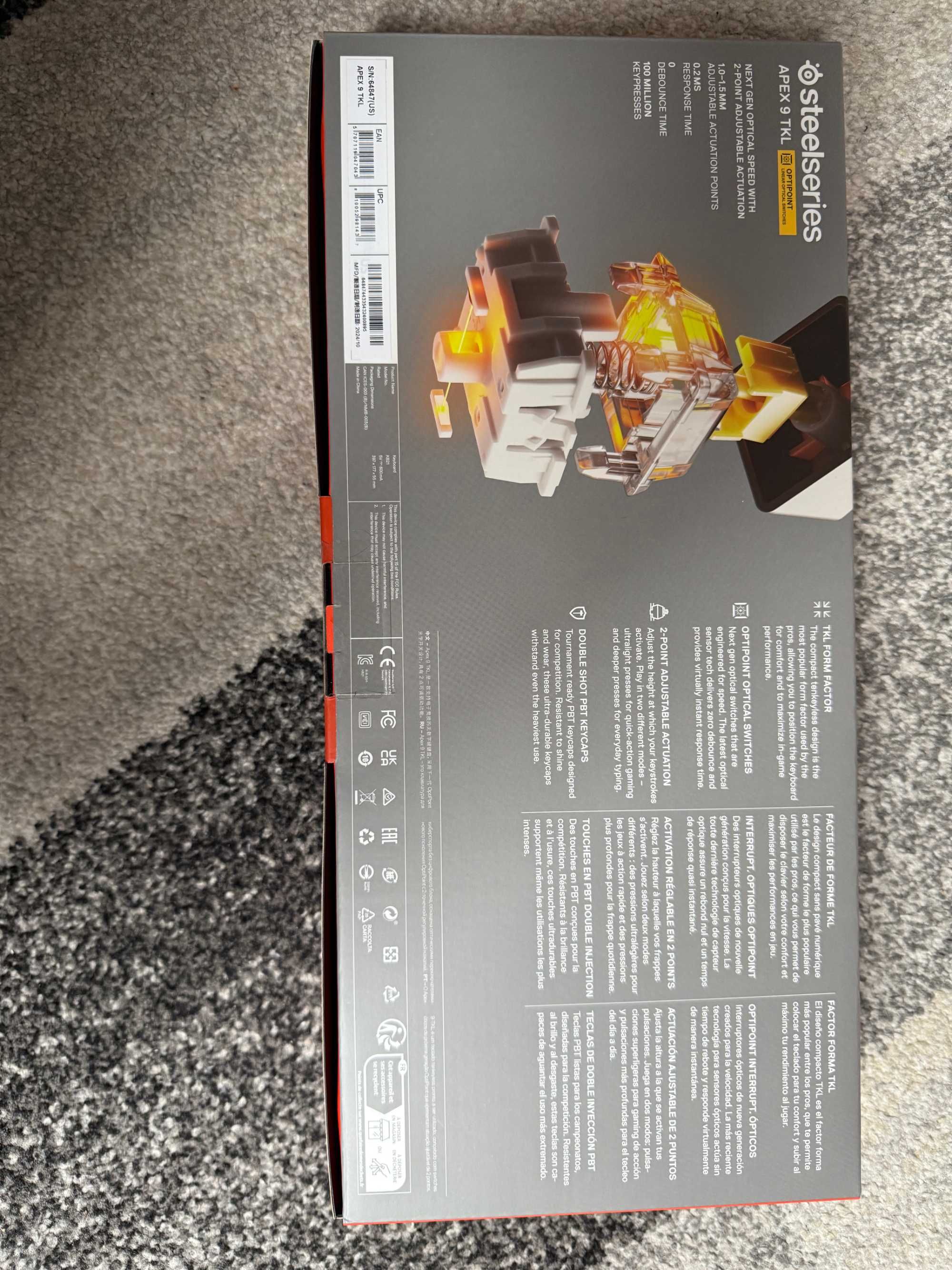 Klawiatura SteelSeries Apex 9 TKL