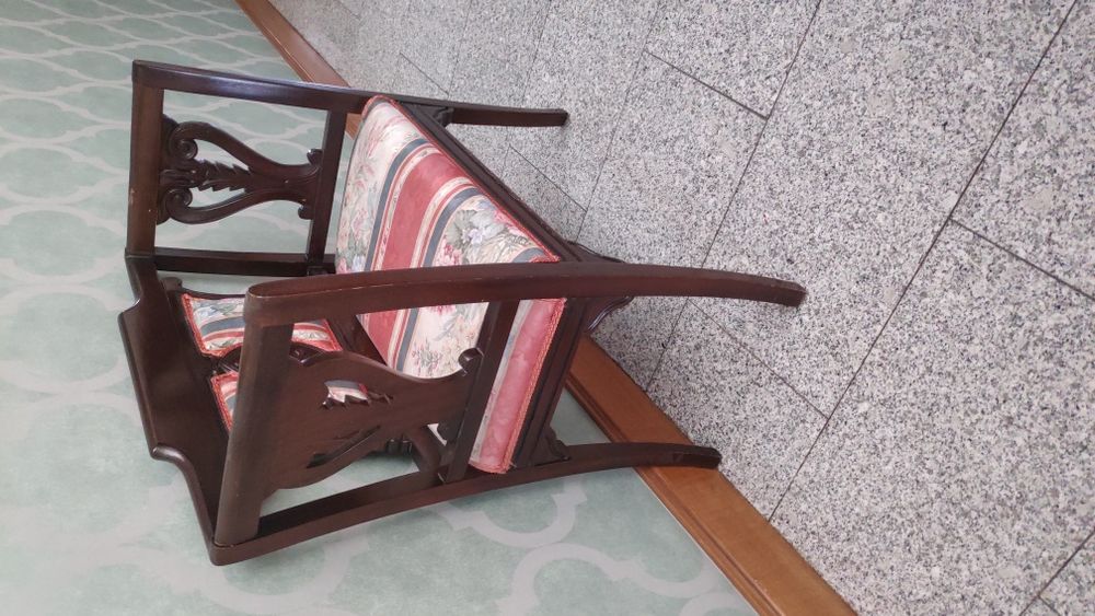 Banco, cadeirão vintage