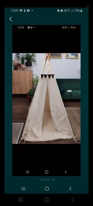 Namiot Tipi bardzo solidny materiał