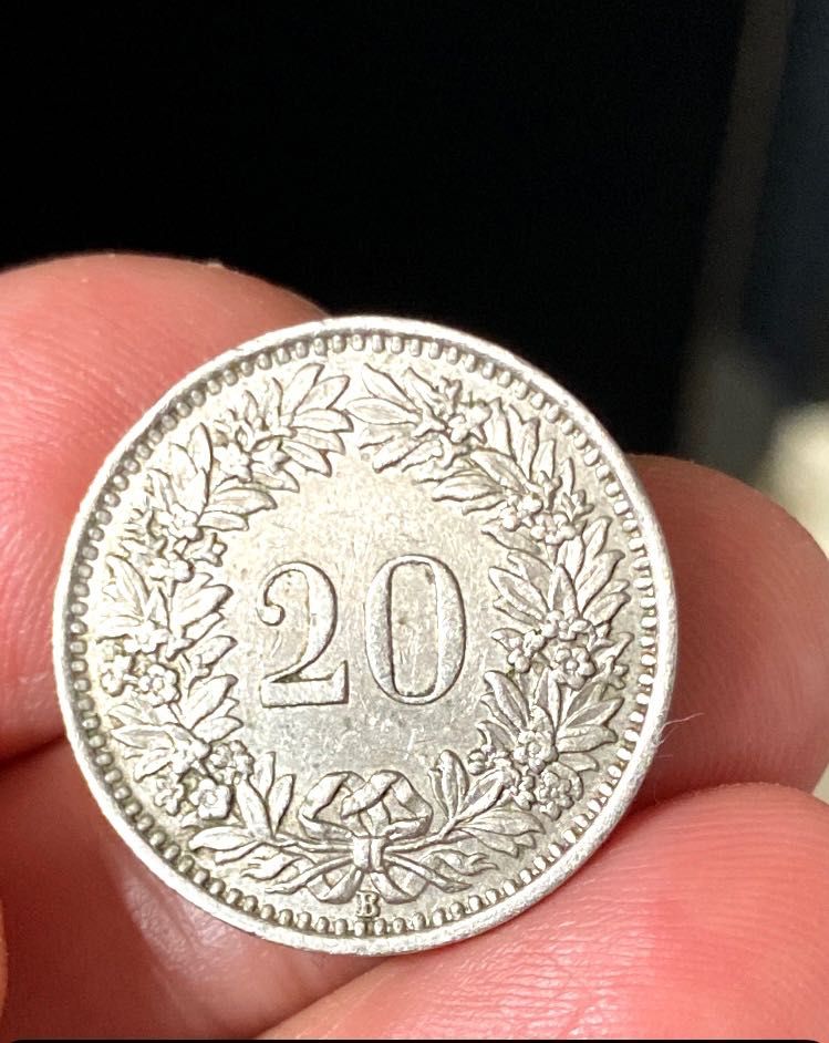 Vendo moeda suíça
