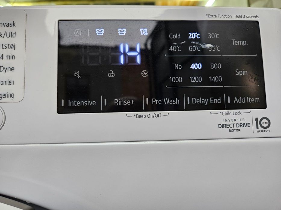 Пральна машина LG Direct Drive 9 kg