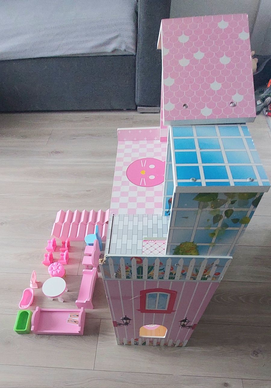 Domek dla lalek duży 70 cm
