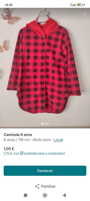 Roupa várias idades