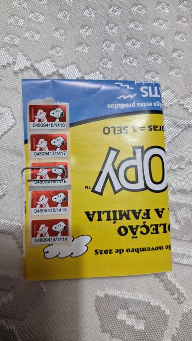 Selos Auchan Snoopy - BARATO