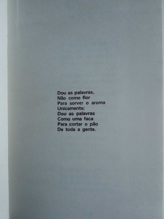 Livro "A faca no pão", de Edgar Carneiro